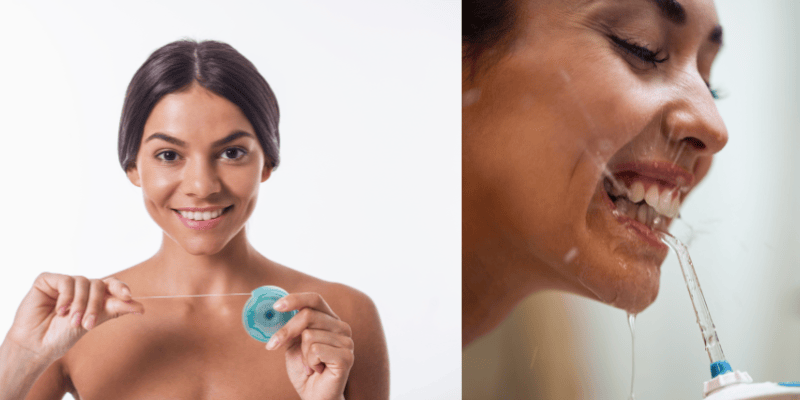 String Floss or Water Flossing